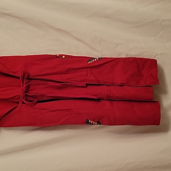 VINTAGE EMBROIDERED FLOWERS DRESS - Picture 4 of 6